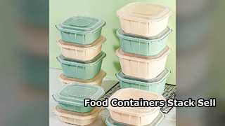 حاويات المواد الغذائية المربعة بالجملة