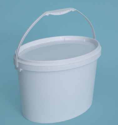 5L 10L 20L البلاستيك دلو شكل بيضاوي PP / HDPE المواد