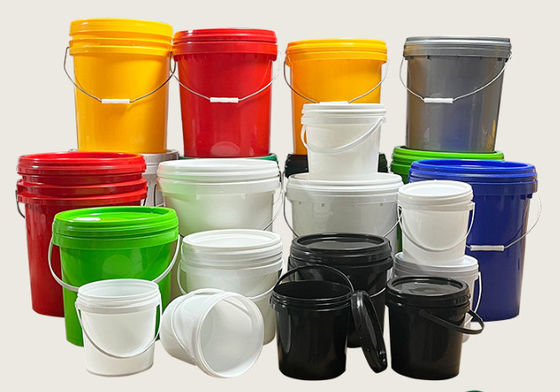 1.2 كيلوغرام دلو طلاء بلاستيكي قوي مقاوم للأشعة فوق البنفسجية ومقاوم للصدمات
