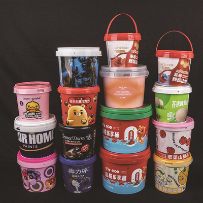 دلو طعام خال من BPA قابلة لإعادة الاستخدام مع غسالة صحون آمنة قابلة لإعادة التدوير