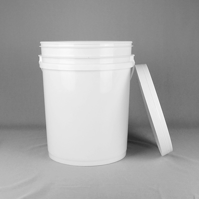 5 جالون 20L جولة دلو بلاستيكي مادة PP شعار مخصص