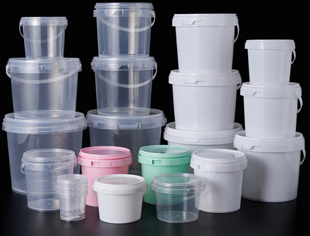 تخزين الغذاء دلو غذاء بلاستيكي مع شهادة CAS / FDA / SGS / ISO9001 سعة 0.2L-20L