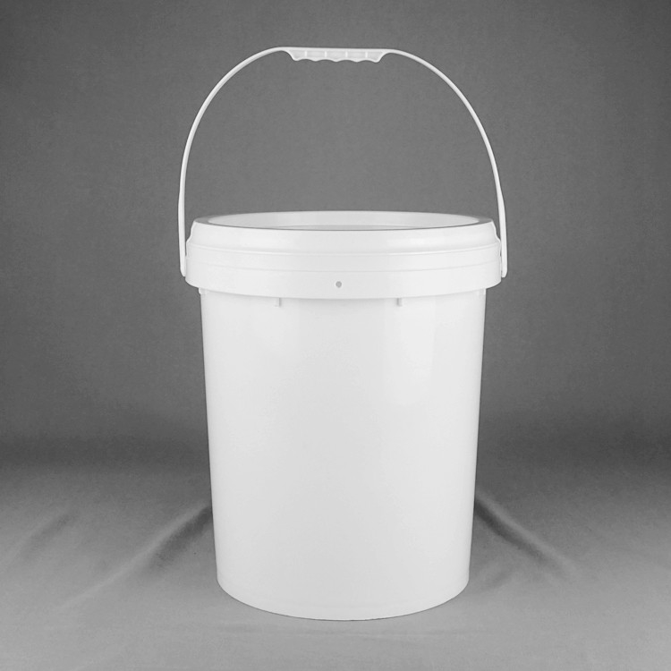 دلو طعام بلاستيكي PP/HDPE مع طباعة IML أو النقل الحراري أو طباعة الشاشة