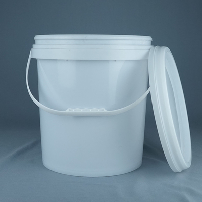 دلو زيت صناعي أبيض مربع / مستطيل / مستطيل 20L سعة حاوية زيت PP / HDPE