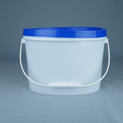 5L 10L 20L البلاستيك دلو شكل بيضاوي PP / HDPE المواد