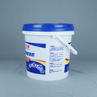 دلو طعام بلاستيكي قابل للتخصيص مادة PP/HDPE لتخزين المواد الغذائية