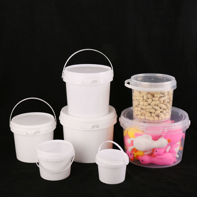 المتاحة المقبض PP/HDPE الطبقة الغذائية دلو الطباعة الشاشة