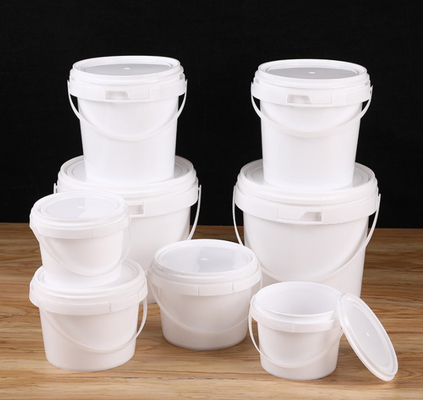 مجانا التقاط شعار مخصص دلو غذاء بلاستيكي مادة PP / HDPE