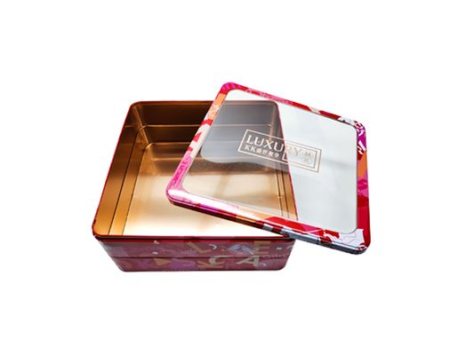 علبة صفيح زخرفية صغيرة متينة ومثالية لحلول التعبئة والتغليف الخاصة بك