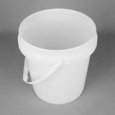 دلو تخزين الغذاء من البلاستيك الأبيض من PP/HDPE