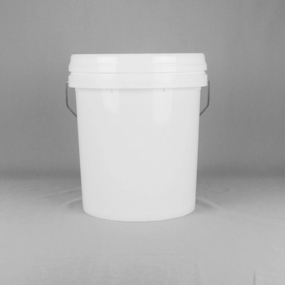 IML Labeling 14L دلو بلاستيك مطلي بالغراء مع غطاء ومقبض