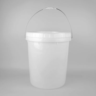 طباعة نقل الحرارة PP دلو بلاستيك شفاف من 1 لتر إلى 20 لتر