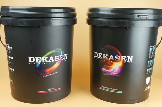 1.2 كيلوغرام دلو طلاء بلاستيكي سعة 1 جالون مع مقبض وغطاء مضمون